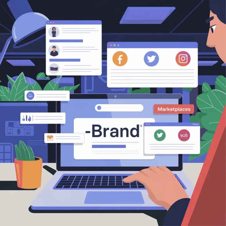 Monitoring your brand’s e reputation beyond domain names on blogs, social media, and marketplaces