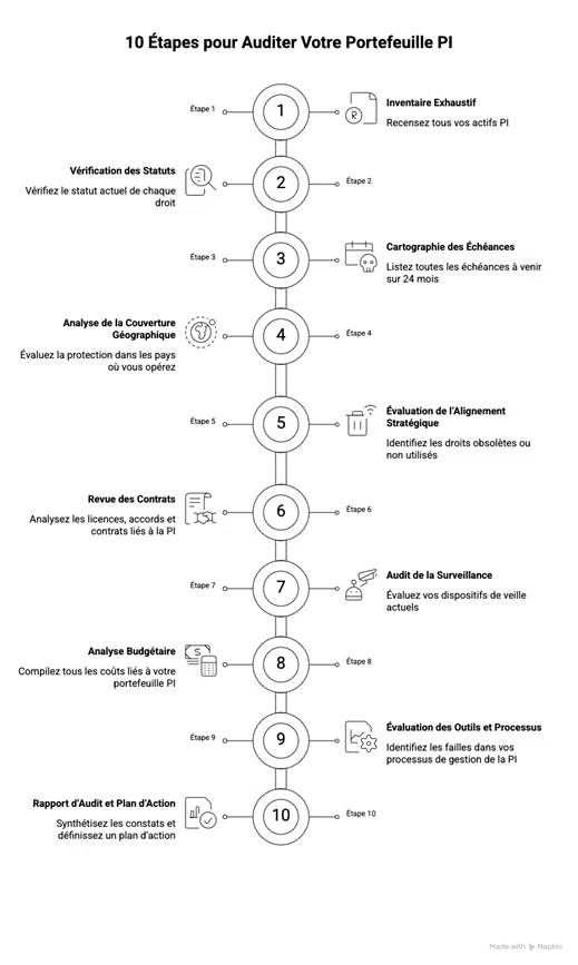 10 etapes pour auditer votre portefeuille PI 10 etapes pour auditer votre portefeuille PI